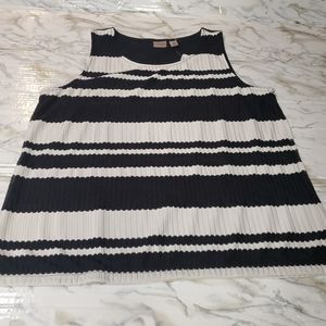 Easywear by Chicos Striped Tank Top 3